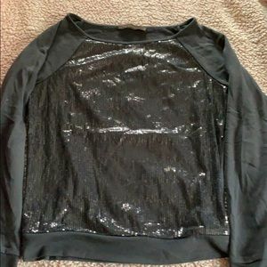 The Limited, grey sequence light sweatshirt